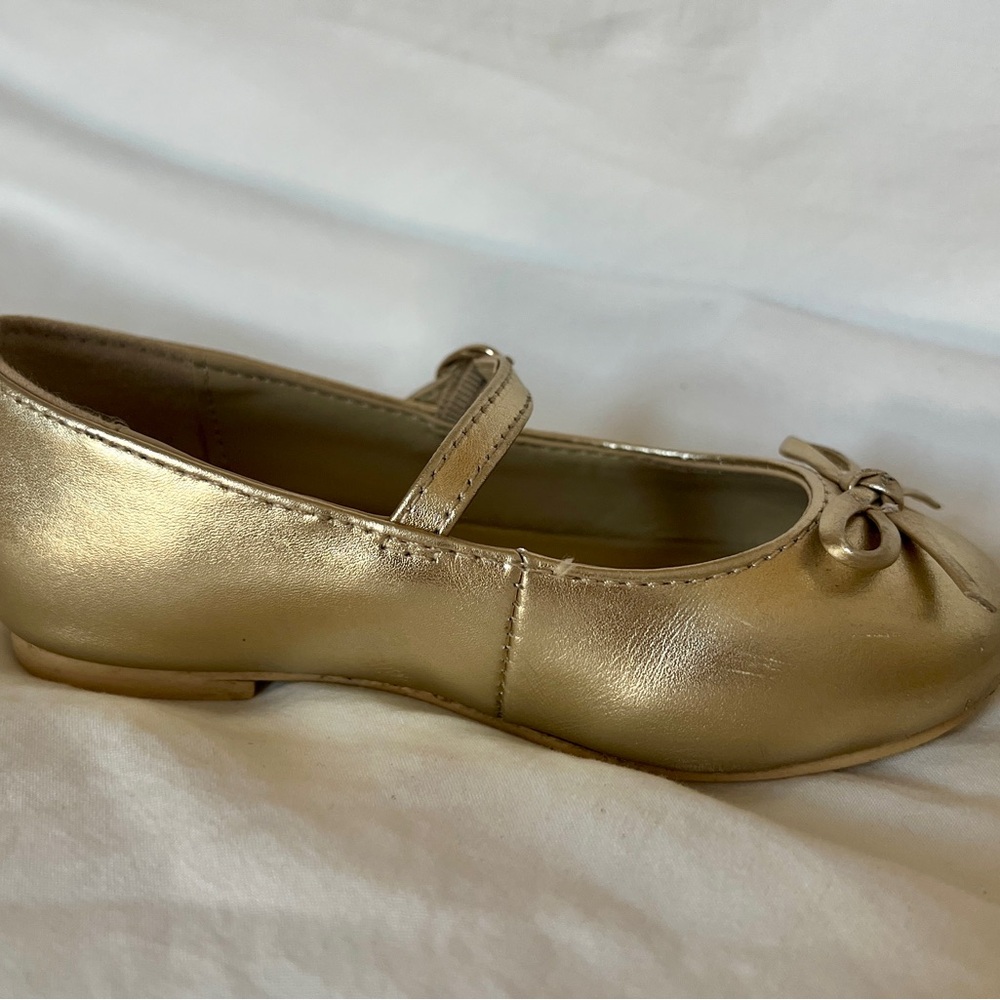 Janie and Jack Gold Dress Shoes - Picture 7 of 11
